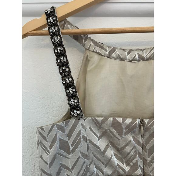 Trina Turk Embellished Shift Cocktail Dress Womens 0 Y2K Chic Event Gala Glam - Picture 8 of 16